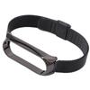 Metal Band Compatible for Xiaomi Mi Band 6 Smartwatch Replacement Steel Strap Bracelet Wristband AccessoriesBlack