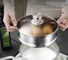 304 stainless steel cooking milk pot household office worker student cooking hot milk steaming pot induction cooker gas stove