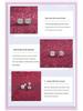 Серьги-гвоздики из стерлингового серебра S925 с муассанитом «Звездное небо», квадратные, с покрытием белым золотом, роскошный дизайн.