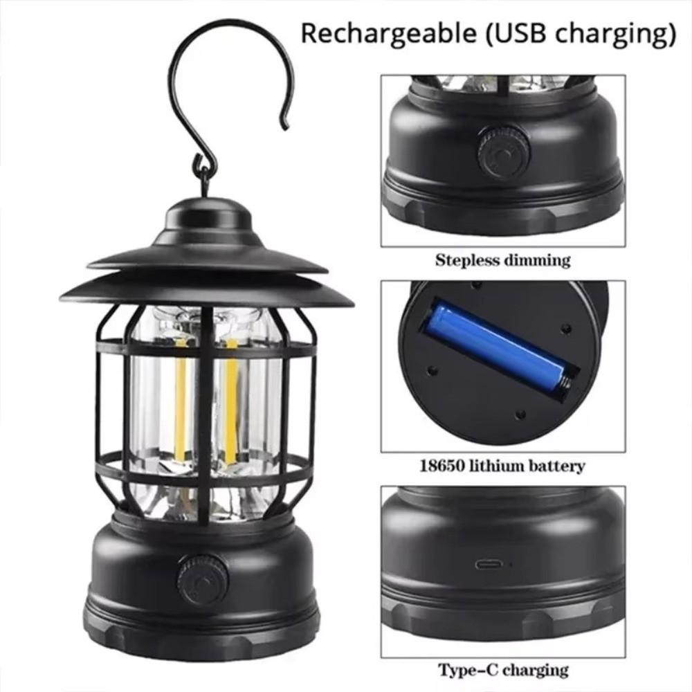 Waterproof Solar Camping Light Battery Powered Solar Emergency Lamp Solar Camping Lantern Hiking