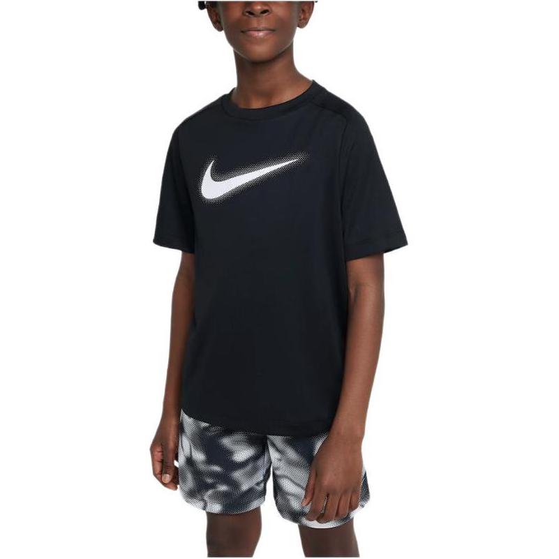 Детские футболки Nike для детей с круглым вырезом, средней посадки