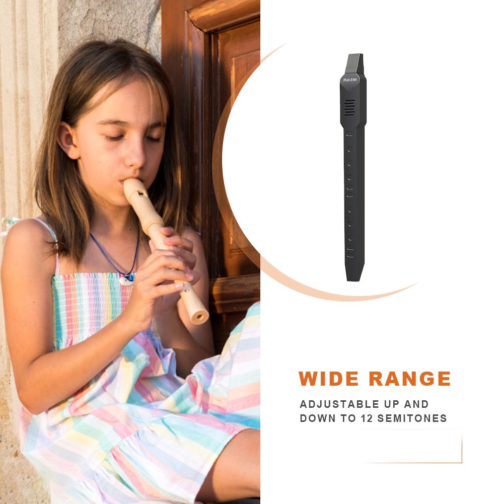 Электронный Саксофон-флейта MIDI Цифровой Саксофон Электронный Духовой Инструмент 10 Тембров Суона Флейта Встроенный Динамик USB DC5V