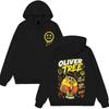 Pěvec Oliver Tree Life Goes on Grafické trička Pánské Dámské Vintage Hip-hop Mikina Zimní Volná Ležérní Harajuku Street Mikina