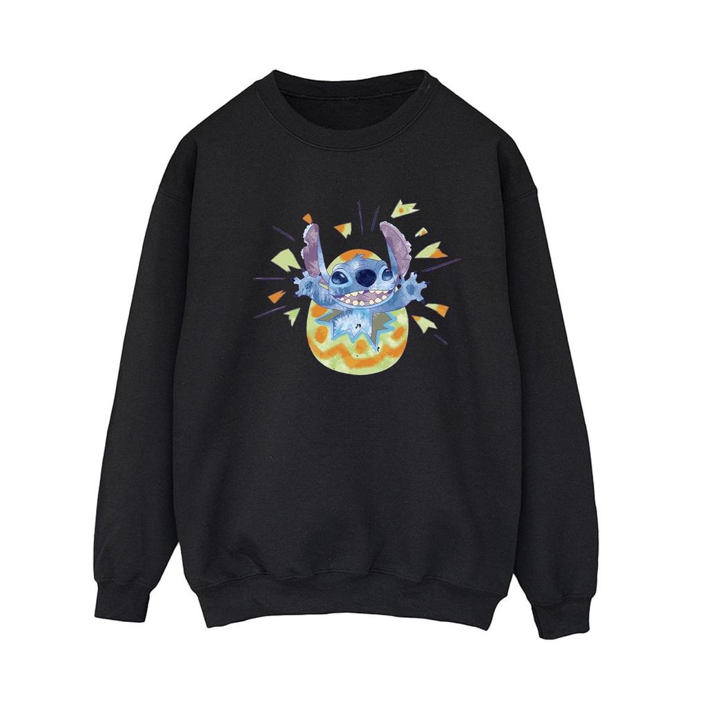 Disney Womens/Ladies Lilo & Stitch Cracking Egg Sweatshirt