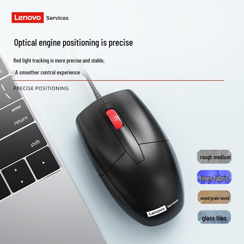 Lenovo M01 Wired USB Optical Mouse
