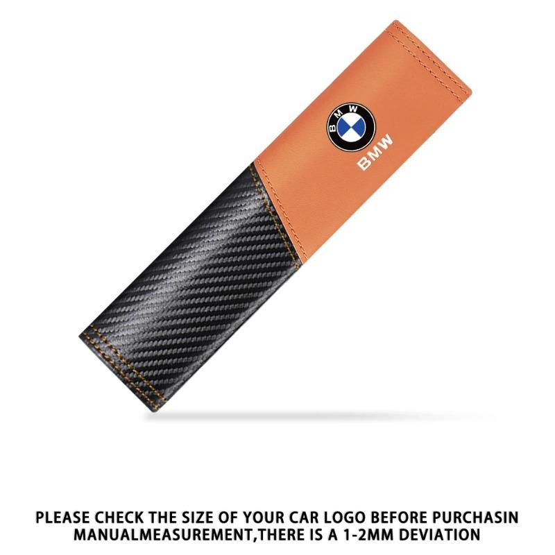 2 шт. Чехлы на ремень безопасности из углеродного волокна, автомобильная накладка на плечо, ремень безопасности для BMW E46 E90 E60 F30 E87 E36 F20 E92 Serie 1, автомобильные аксессуары