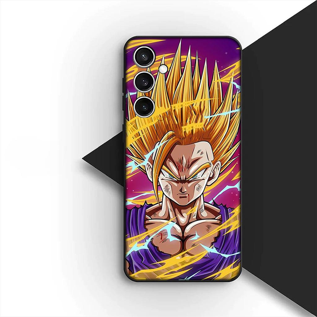 Cover for Samsung Galaxy S24 S25 S23 FE Ultra Plus S7 Edge S25+ S23+ A56 5G Phone Case Gohan Dragons Balls Son Goku DragonBall