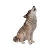 Woobia Howling Wolf 19 x 15 x 30 см кукольная фигурка украшение животное садовое украшение волк H22337