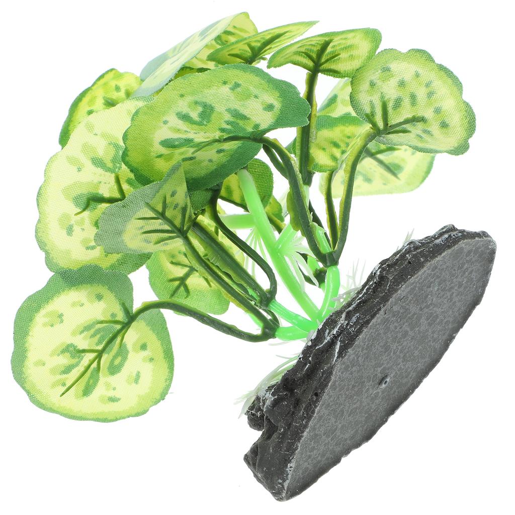 Премиальные Реалистичные Аквариумные Растения Пластиковая Декорация для Аквариума для Пресной Соленой Воды Маленькое Искусственное Растение Украшение