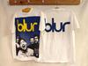 Футболка с принтом британской рок-группы Blur Оверсайз Уличная одежда Y2k Мужская Женская Ins Короткий рукав Хлопок