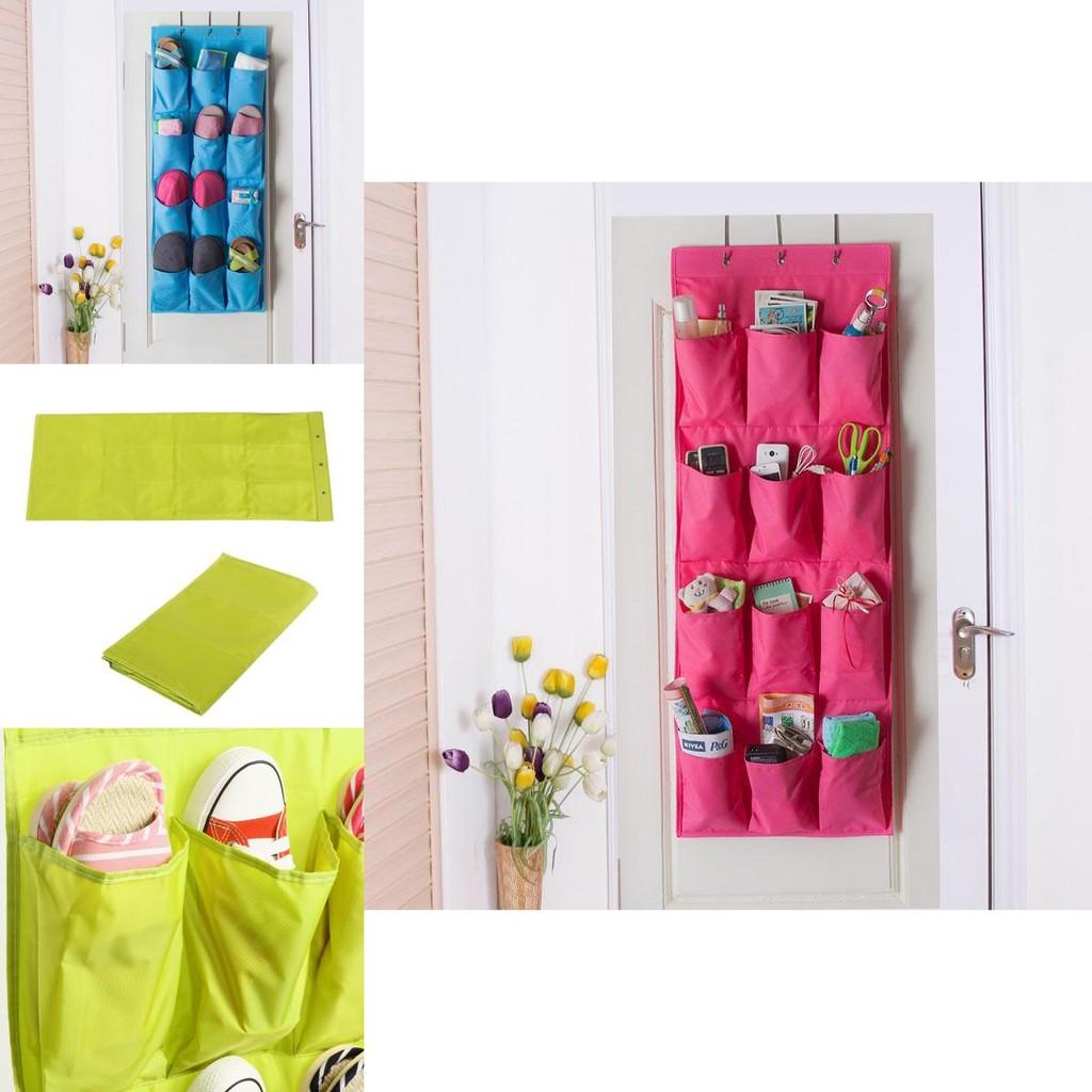 Вместительная подвесная сумка за дверью, органайзер для хранения на стене дома, экономия места