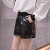 Women's High Waist PU Leather A-Line Shorts - Autumn/Winter 2025 Collection