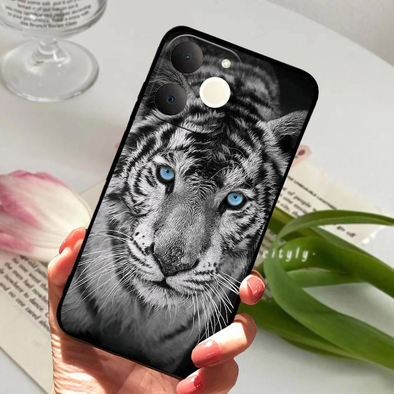 Чехол для телефона Realme Note 70 Чехол Note 70T Крутой Лев Волк Мягкий Силикон Полная Защита Корпус Narzo 80 Lite C71 4G Индия Funda
