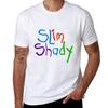 Slim Shady Lp Design Tshirt Functional Casual Short Sleeve Tee