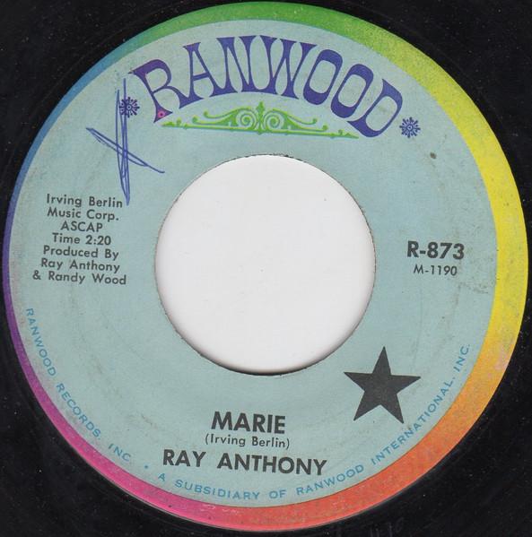 7-дюймовая пластинка РЭЙ АНТОНИ - Мари / Если бы я не заботился R873 Ranwood 1970 США Поп Б/У