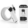WEST BIKING Bicycle Lock Portable Anti-theft Cable Lock MTB Road Bike Safety Lock Motor E-Bike Lock With 2 Key Cycling Accessory 4