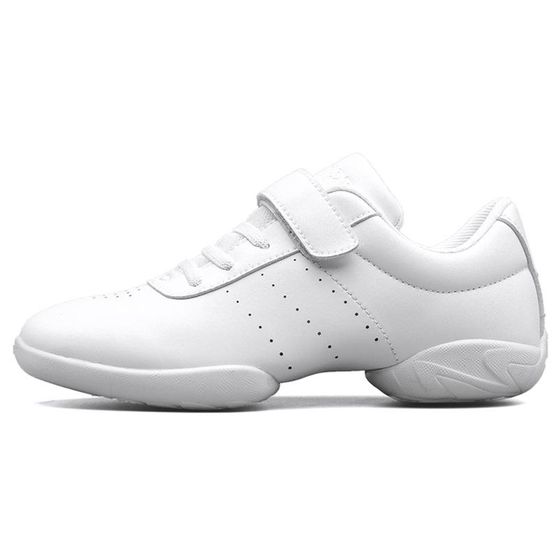 Белые женские и детские тренировочные туфли для соревновательного чирлидинга и танцев Yingrui