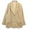 Mila Owen Linen Blend Tailored Jacket F Beige Women Used