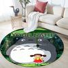 Custom Name,My Neighbor Totoro pattern round rug,Carpet Rug for Living Room Bedroom Playroom ,Non-slip Floor Mat,Holiday Gifts and Birthday Gifts.
