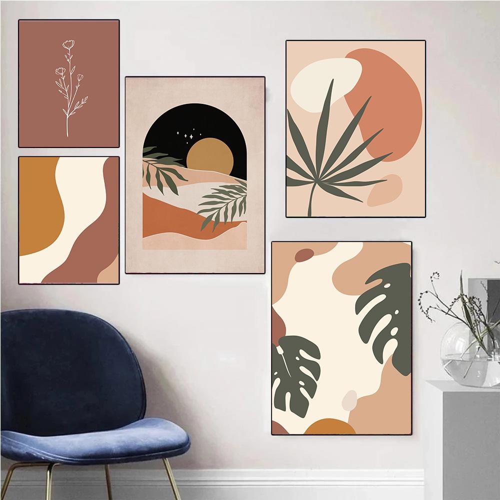 Абстрактная Бохо Небесная Коллекция Принты Постер Холст Картина Современное Настенное Искусство Картина Для Гостиной Спальни Домашнее Украшение