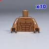 10 шт. Кубики MOC Торс Тело Мужчина Мышечные Штаны 4 см Деталь Фигурки Частицы Собранные Строительные Блоки Детские Игрушки