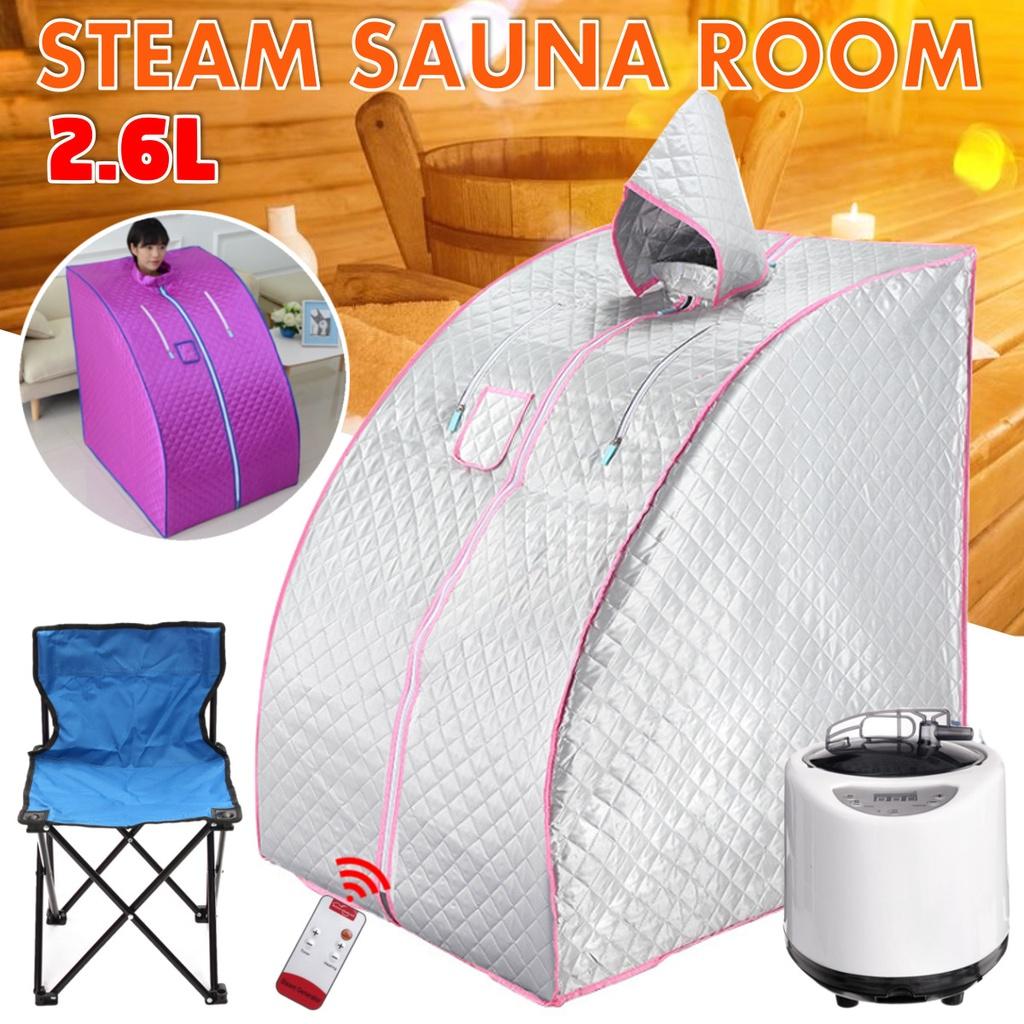 110V/220V Portable Sauna Bag Steam Shower Generator Infrared SPA Loss Weight Calories Burned Sauna Tent Room Shower Cabin