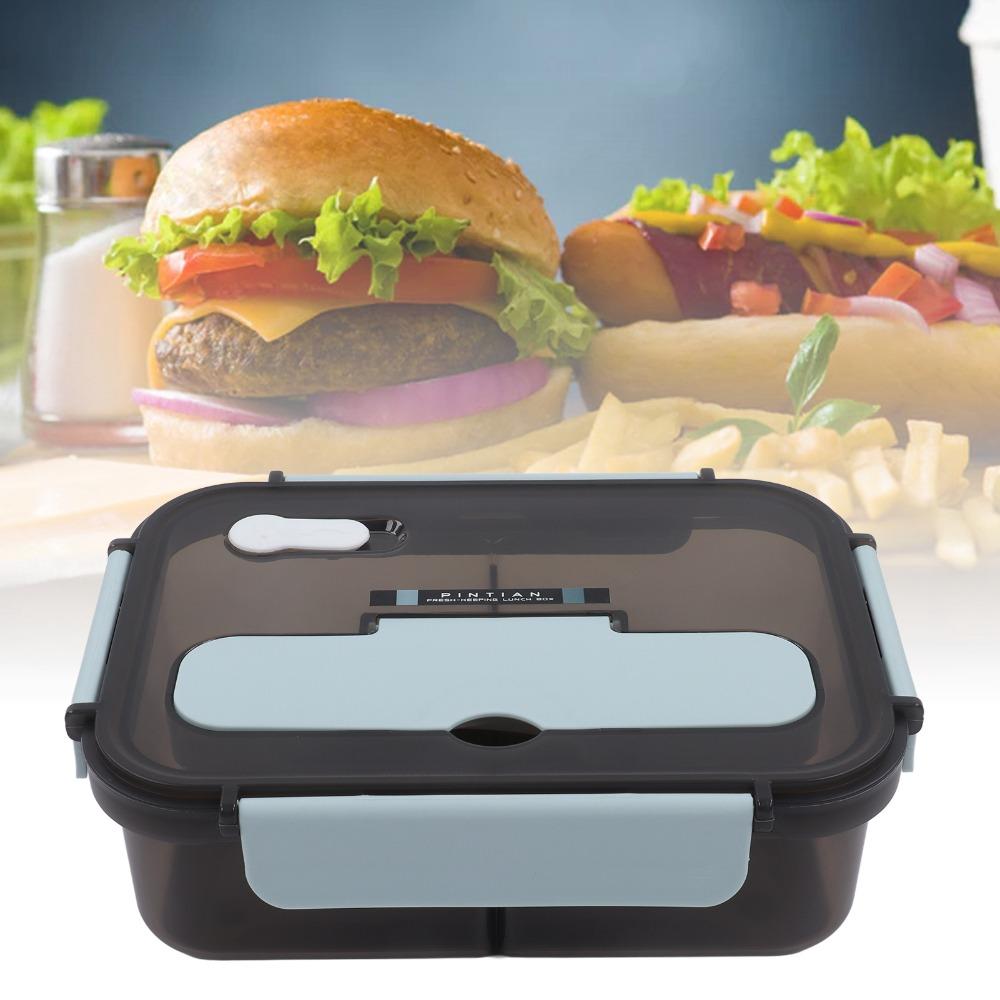 2 Compartment Leakproof Lunch Box PP Food Storage Container Cute Insulated Lunch Box For Picnics