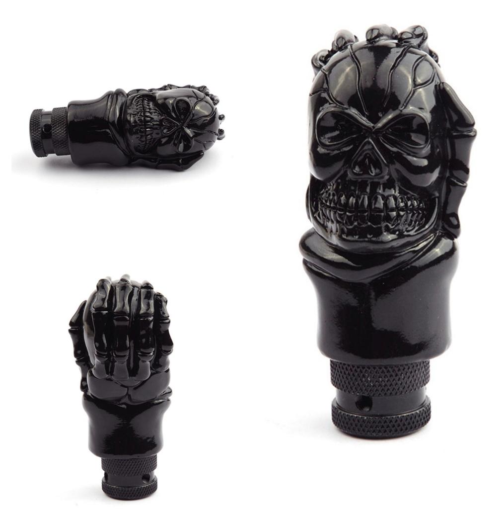 Фитинг для автомобиля, грузовика, металлический череп, ручка рычага переключения передач механической коробки передач