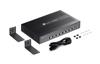TP-Link DS108X LAN All Ports Silent Plug Metal No Setup Omada Warranty 8-Port Hub/Switching Hub, 10G/Multi-Gigabit, Fanless, Rackmount/Desktop Use, &