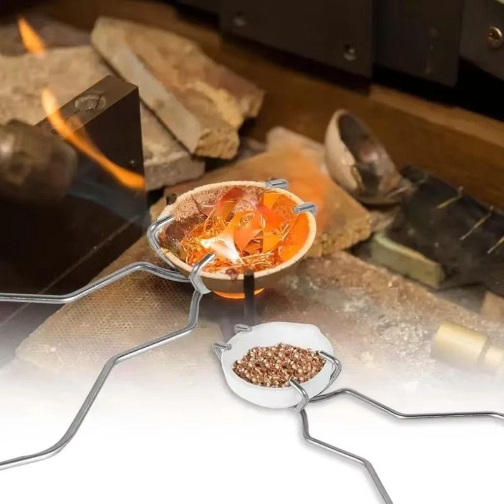 with Spout Quartz Crucible Heat-resistant Jewelry Casting Tools Furnace Tools  Platinum Refining