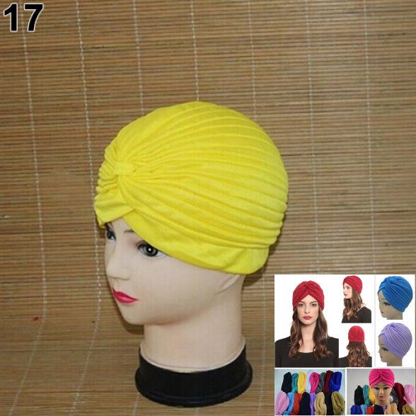Женская повязка на голову из хлопка, индийский тюрбан, эластичная повязка на голову, повседневная повязка для йоги, рака