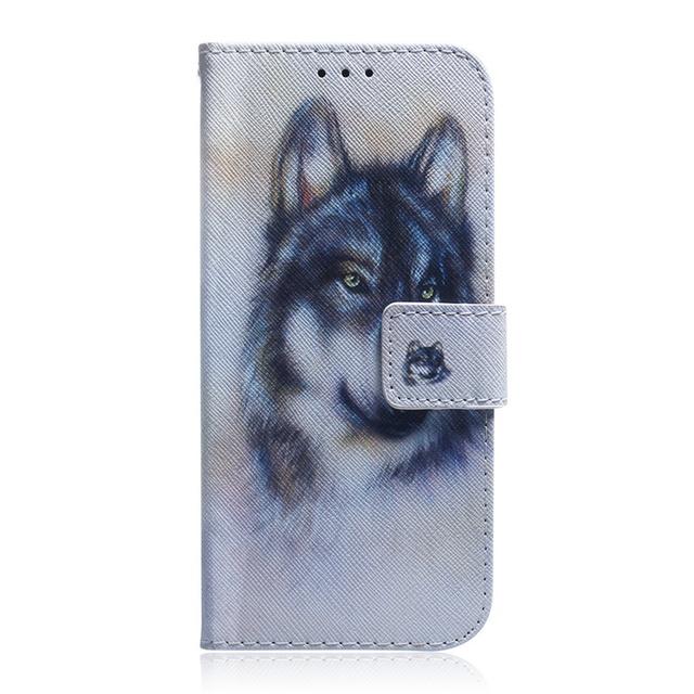 Кожаный чехол с рисунком животных для Samsung Galaxy A10 A20 A30 A40 A50 A70 A11 A21s A31 A41 A51 A71 A02 A03s A12 A32 A42 A52 A72