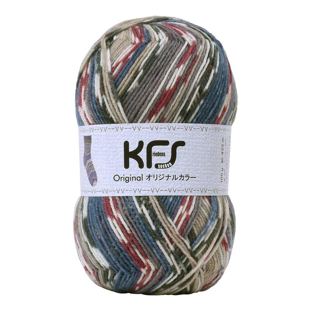 Opal Yarn Original Color KFS104 Iceland Lopy Multicolor Blue-Gray