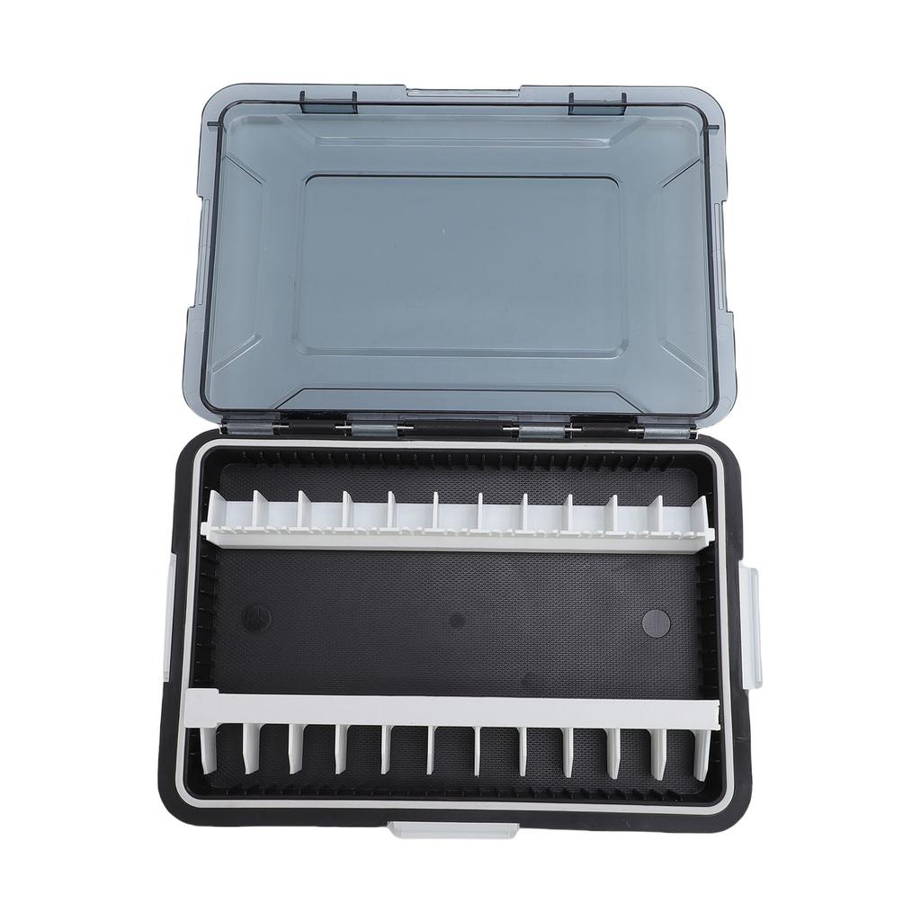 Squid Jig Hook Storage Case Container ABS Plastics Transparent Lid Squid Bait Lure Organizer Box Tackle Box for Sea