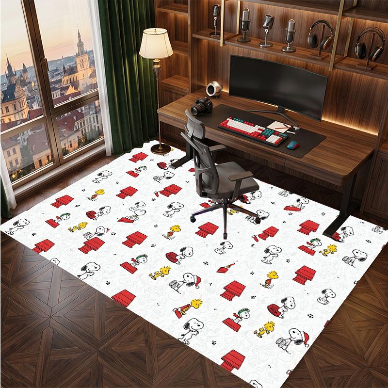 Snoopy Peanuts Rug Soft Thick Non Slip Floor Carpet for Bedroom Living Room Home Decor