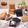 20sets Cardboard Jewelry Boxes Rectangle for Anniversaries Weddings Birthdays Black 11.6x9.6x3.8cm Unfold: 29.5~28.6x26.6~27.5x0.05cm 2pcs/set
