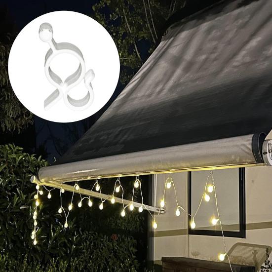 20 шт. зажимов для тента, простая установка, компактный размер, портативный, широко используемый, дорожный прицеп, трос, фонари, крючки, аксессуары