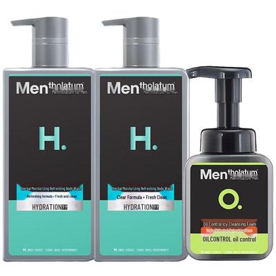 Набор для душа и умывания лица Mentholatum для мужчин