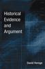 Книга Historical Evidence and Argument