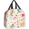 Cat Lunch Box Insulated Lunch Bag Portable Reusable Lunch Tote Bag Lunch Box for Kids Boys Girls Men Women School Picnic Travel