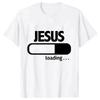 Print T-shirts Women Men T Shirt Christ Casual Short Sleeve O Neck Tees Harajuku Funny Tops Oversized Black Clothes