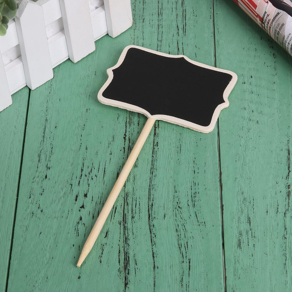 20pcs Wood Mini Chalk Board Small Blackboard Child Chalkboard Rectangle Chalkboard For Special Event Decorations
