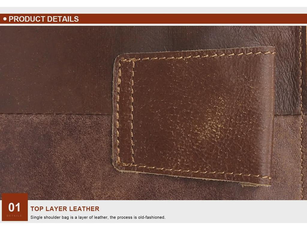 Мужская поясная сумка из натуральной матовой кожи - прочная спортивная и рабочая поясная сумка на молнии