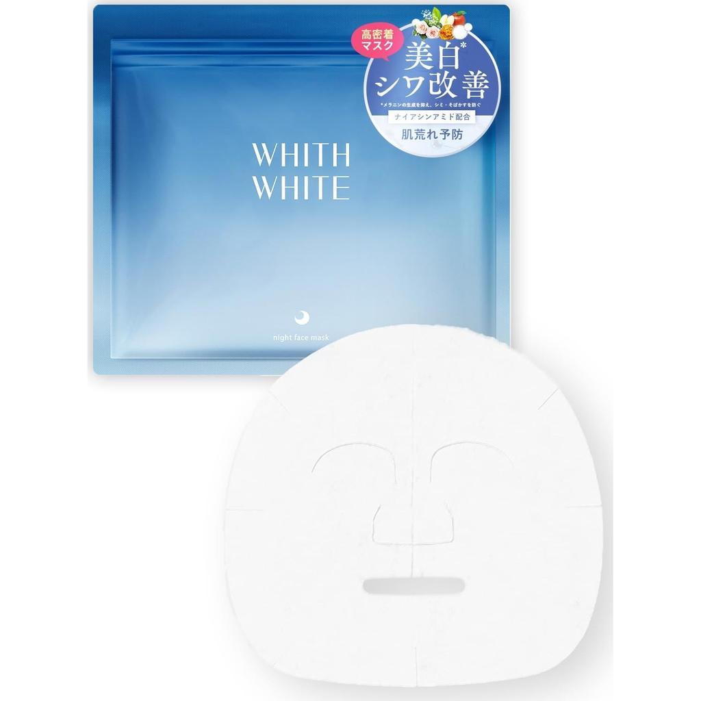 Active Ingredients Included WHITH WHITE Fis Quasi-Drug Whitening Pack Face Moisturizing 30 Sheets (Niacinamide Aging Care)