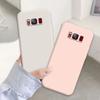 Чехол для Samsung S8 Для Samsung Galaxy S8 Plus Чехол Матовый Мягкий Силикон Ударопрочный Чехол Для Samsung S8 Квадратный Чехол для Телефона Funda