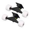 2PCS   Trucks Set with 4 Wheels Aluminum Alloy 5 Inch Shock Absorption  board Truck for Replacement