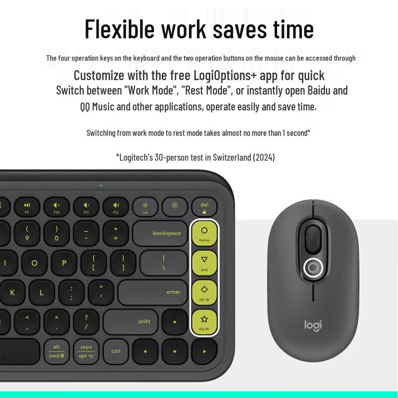 Беспроводной комплект клавиатуры и мыши Logitech