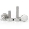 3/5Pcs M3 M4 M5 Hand Grip Flat Head Knob Bolt New Knurled Thumb Screw