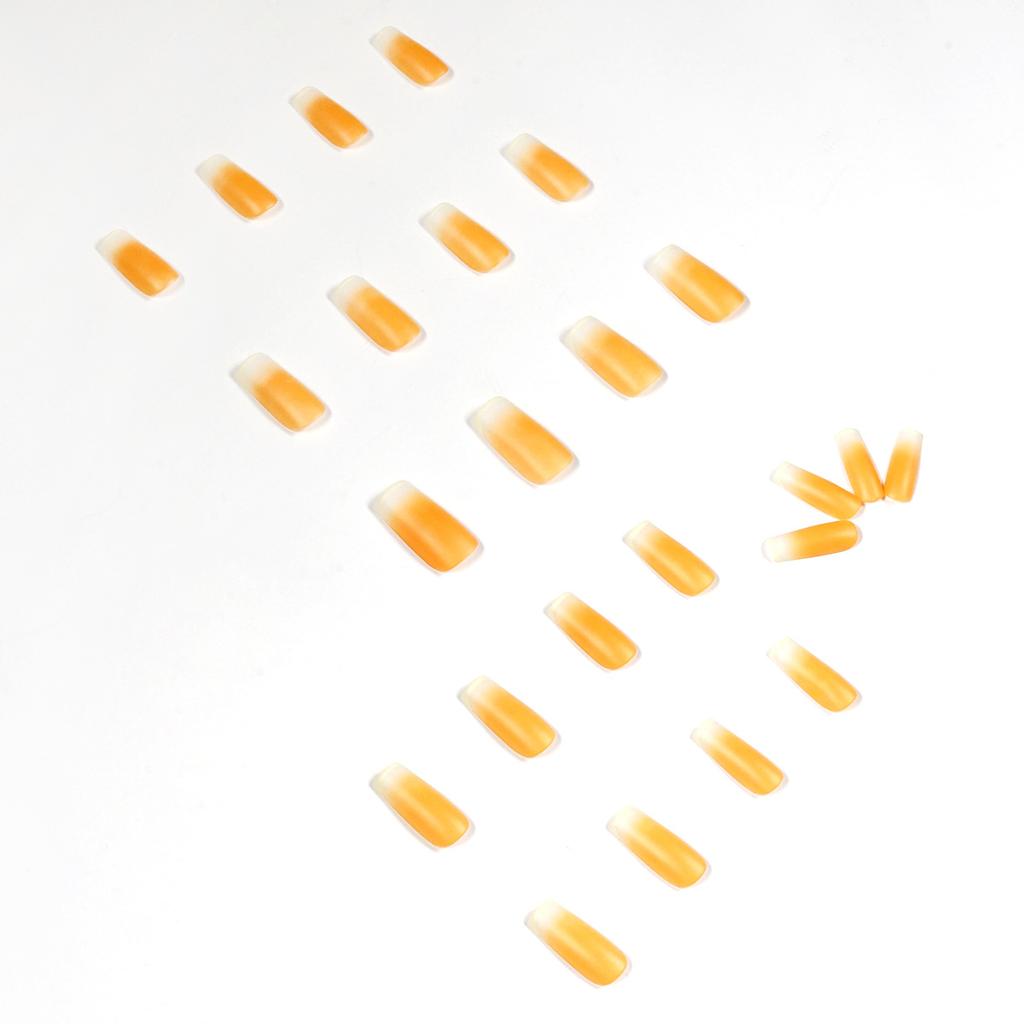 Лимонад Летняя одежда Ногти Готовые Накладные ногти Пластырь для ногтей Пластырь для ногтей Пластырь для накладных ногтей