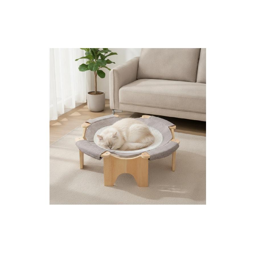 Elevated Cat Bed Breathable Raised Cat Bed Furniture Long-Lasting Cozy for Cats, Indoor